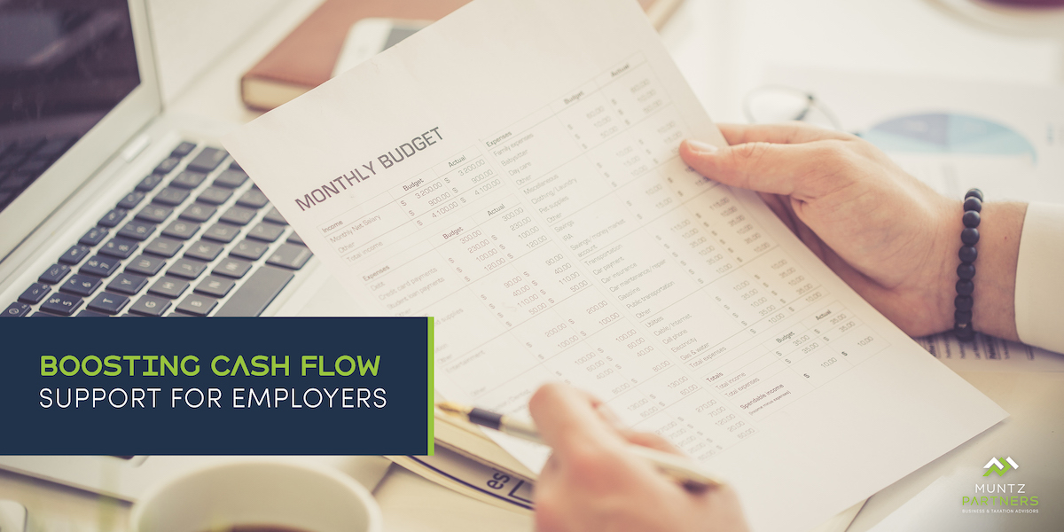 COVID 19 Update: Boosting Cash Flow Support for Employers | Muntz Partners