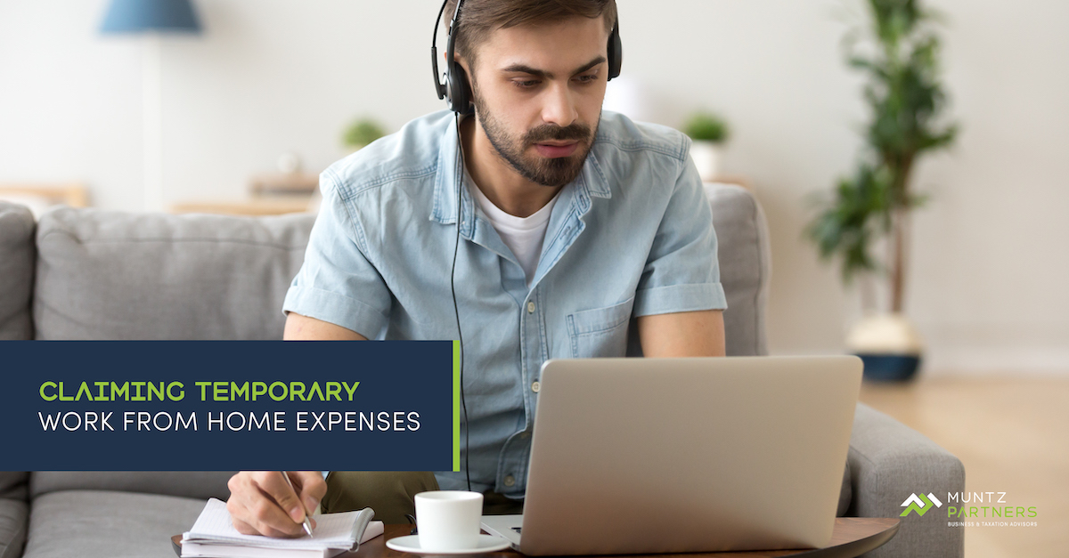 Claiming temporary work from home expenses | Muntz Partners