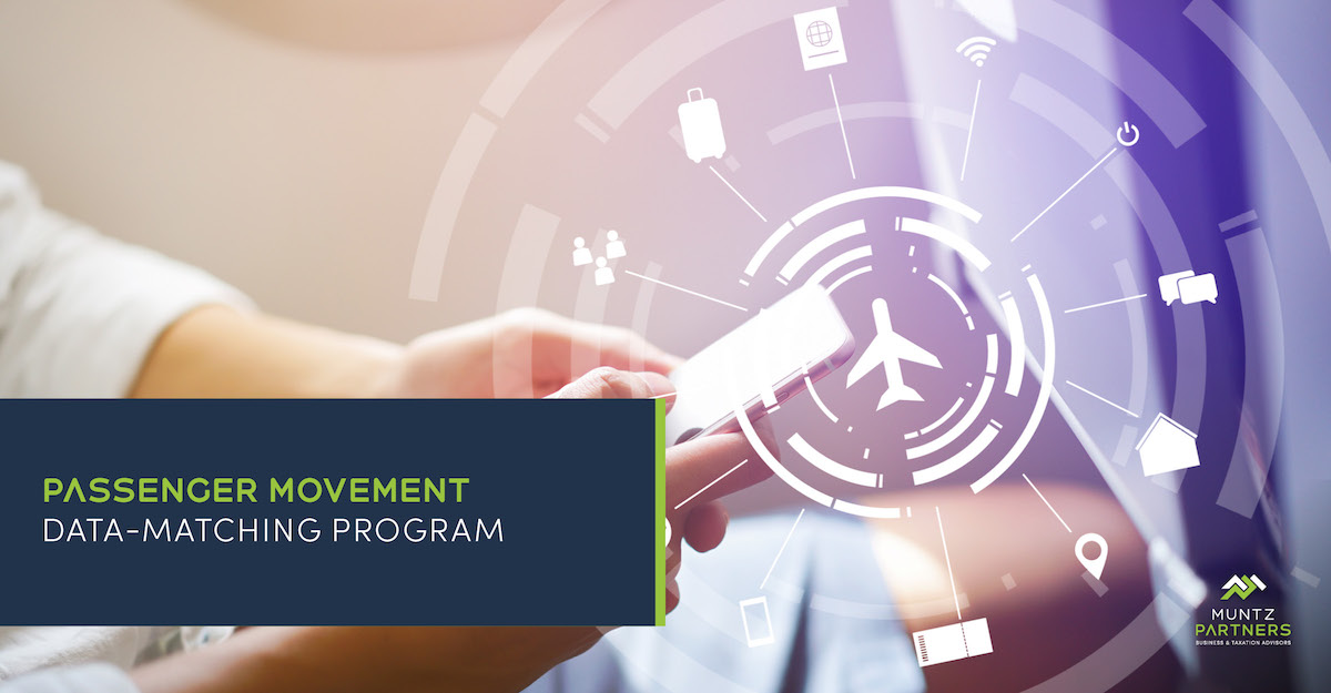 Passenger movement data-matching program | Muntz Partners